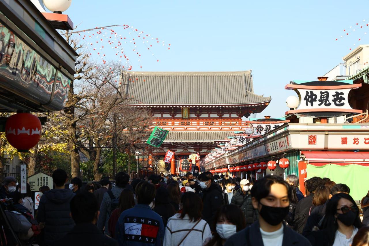 Ryokan Kamogawa Asakusa Tokyo Bagian luar foto